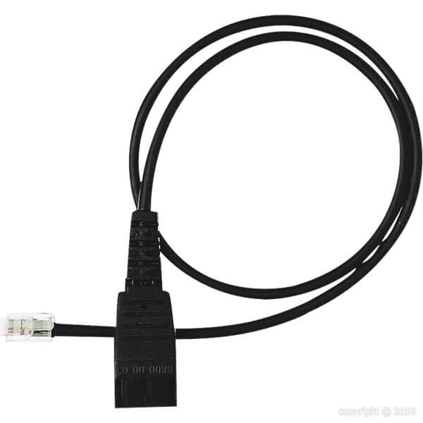 GN Jabra QD / RJ11 Cable for GN2000 & GN2100 Headsets